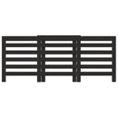 vidaXL fekete szerelt fa radiátorburkolat 205 x 21,5 x 83,5 cm