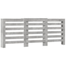 vidaXL betonszürke szerelt fa radiátorburkolat 205 x 21,5 x 83,5 cm