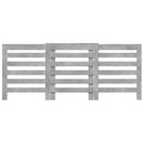 vidaXL betonszürke szerelt fa radiátorburkolat 205 x 21,5 x 83,5 cm