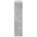 vidaXL betonszürke szerelt fa radiátorburkolat 205 x 21,5 x 83,5 cm
