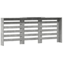 vidaXL betonszürke szerelt fa radiátorburkolat 205 x 21,5 x 83,5 cm