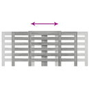 vidaXL szürke sonoma szerelt fa radiátorburkolat 205x21,5x83,5 cm