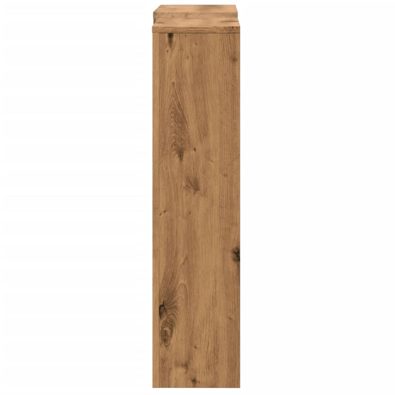 vidaXL kézműves tölgy szerelt fa radiátorburkolat 205 x 21,5 x 83,5 cm