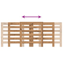vidaXL kézműves tölgy szerelt fa radiátorburkolat 205 x 21,5 x 83,5 cm