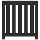 vidaXL fekete szerelt fa radiátorburkolat 78 x 20 x 82 cm