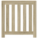 vidaXL sonoma tölgy szerelt fa radiátorburkolat 78 x 20 x 82 cm