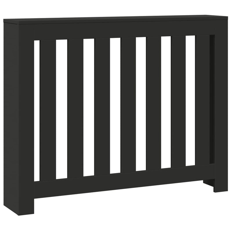 vidaXL fekete szerelt fa radiátorburkolat 104 x 20 x 82 cm