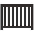 vidaXL fekete szerelt fa radiátorburkolat 104 x 20 x 82 cm