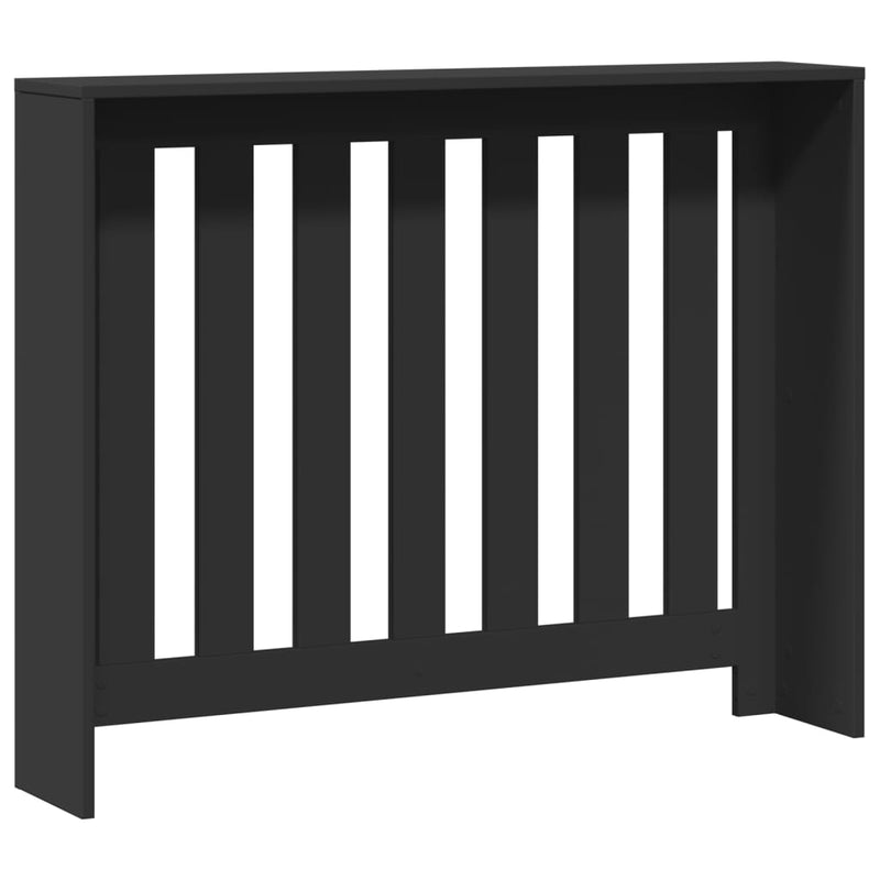 vidaXL fekete szerelt fa radiátorburkolat 104 x 20 x 82 cm