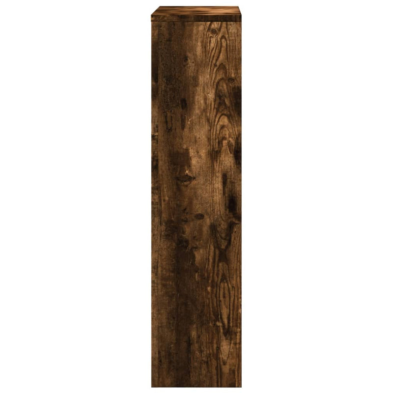 vidaXL füstös tölgy színű szerelt fa radiátorburkolat 104 x 20 x 82 cm