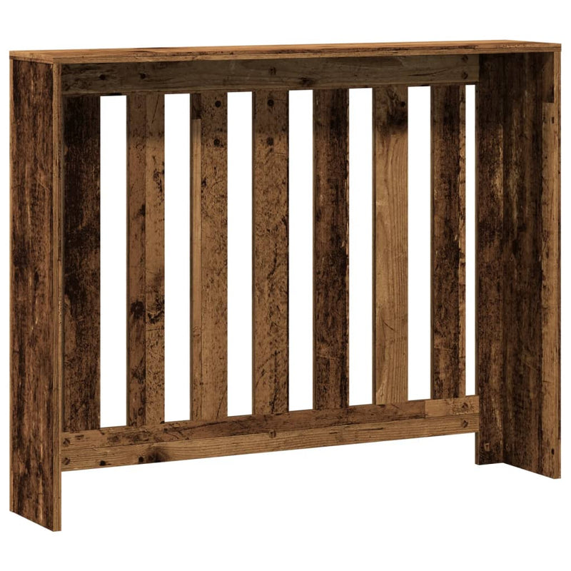 vidaXL antik fa színű szerelt fa radiátorburkolat 104 x 20 x 82 cm