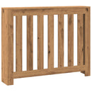 vidaXL kézműves tölgy színű szerelt fa radiátorburkolat 104x20x82 cm