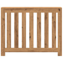 vidaXL kézműves tölgy színű szerelt fa radiátorburkolat 104x20x82 cm