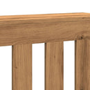 vidaXL kézműves tölgy színű szerelt fa radiátorburkolat 104x20x82 cm