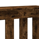 vidaXL füstös tölgy színű szerelt fa radiátorburkolat 149 x 20 x 82 cm