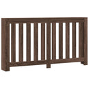 vidaXL barna tölgyszínű szerelt fa radiátorburkolat 149 x 20 x 82 cm