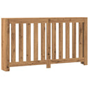 vidaXL kézműves tölgy szerelt fa radiátorburkolat 149 x 20 x 82 cm
