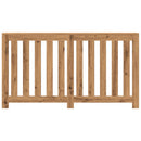 vidaXL kézműves tölgy szerelt fa radiátorburkolat 149 x 20 x 82 cm