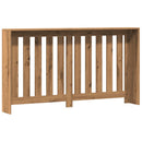 vidaXL kézműves tölgy szerelt fa radiátorburkolat 149 x 20 x 82 cm