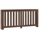 vidaXL barna tölgy színű szerelt fa radiátorburkolat 175 x 20 x 82 cm