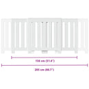 vidaXL fehér szerelt fa radiátorburkolat 205 x 21,5 x 83,5 cm