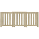 vidaXL sonoma tölgy szerelt fa radiátorburkolat 205 x 21,5 x 83,5 cm