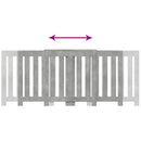 vidaXL betonszürke szerelt fa radiátorburkolat 205 x 21,5 x 83,5 cm