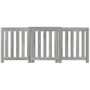 vidaXL szürke sonoma szerelt fa radiátorburkolat 205x21,5x83,5 cm