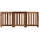 vidaXL antik fa színű szerelt fa radiátorburkolat 205 x 21, 5x 83,5 cm