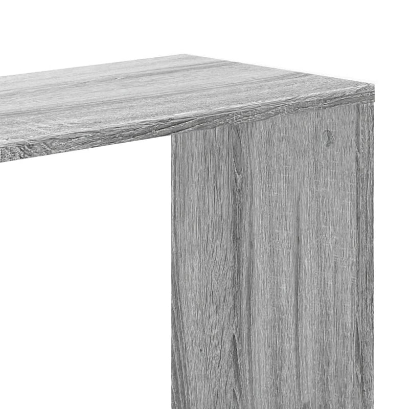 vidaXL 5 szintes szürke sonoma színű fa könyvespolc 80,5x23,5x162,5 cm
