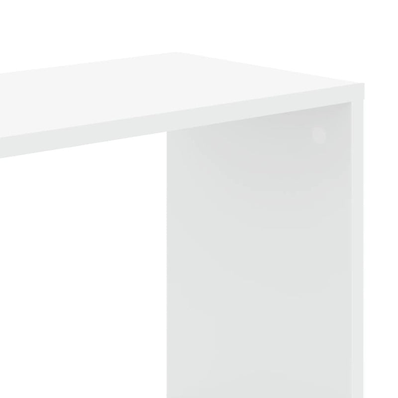 vidaXL 5 szintes fehér szerelt fa könyvespolc 45 x 23,5 x 162,5 cm
