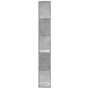 vidaXL 5 szintes betonszürke szerelt fa könyvespolc 45x23,5x162,5 cm