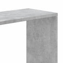 vidaXL 5 szintes betonszürke szerelt fa könyvespolc 45x23,5x162,5 cm