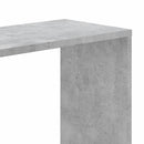 vidaXL 5 szintes betonszürke szerelt fa könyvespolc 45x23,5x162,5 cm