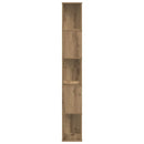 vidaXL 5 szintes kézműves tölgy színű fa könyvespolc 45x23,5x162,5 cm
