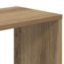 vidaXL 5 szintes kézműves tölgy színű fa könyvespolc 45x23,5x162,5 cm