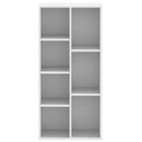 vidaXL fehér szerelt fa könyvespolc 50 x 25 x 105 cm