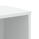 vidaXL fehér szerelt fa könyvespolc 50 x 25 x 105 cm