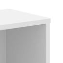 vidaXL fehér szerelt fa könyvespolc 50 x 25 x 105 cm