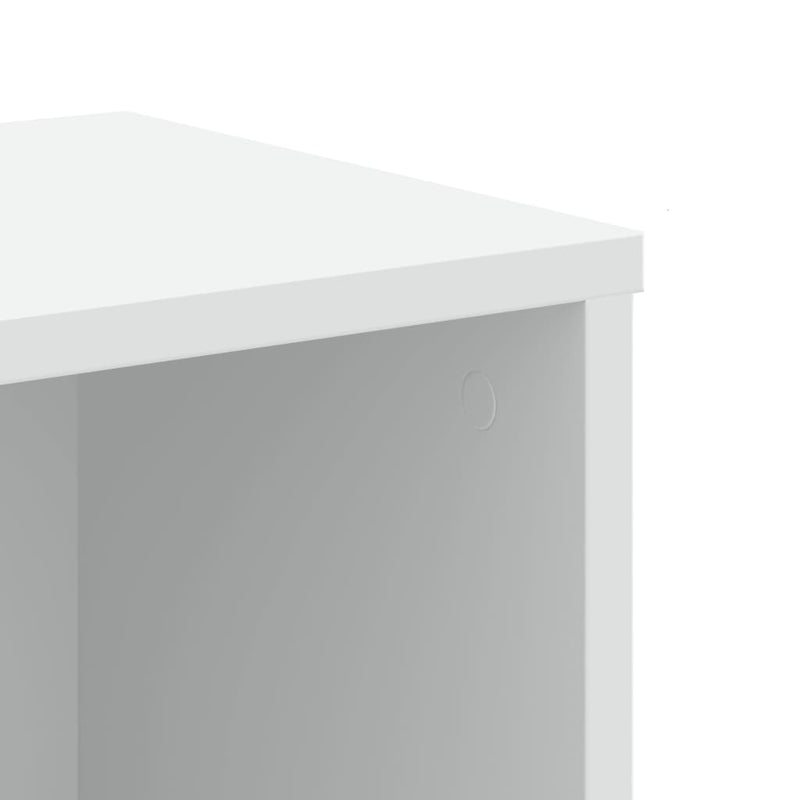 vidaXL fehér szerelt fa könyvespolc 50 x 25 x 105 cm