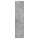 vidaXL betonszürke szerelt fa könyvespolc 50x25x105 cm