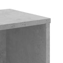 vidaXL betonszürke szerelt fa könyvespolc 50x25x105 cm