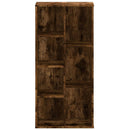 vidaXL füstös tölgy színű szerelt fa könyvszekrény 50x25x105 cm