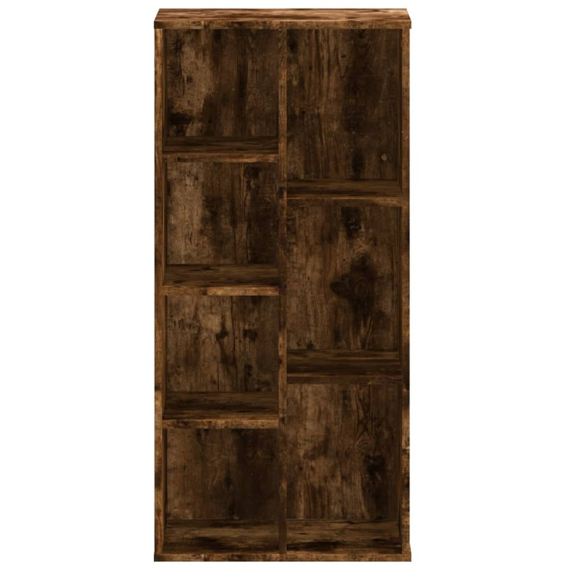 vidaXL füstös tölgy színű szerelt fa könyvszekrény 50x25x105 cm