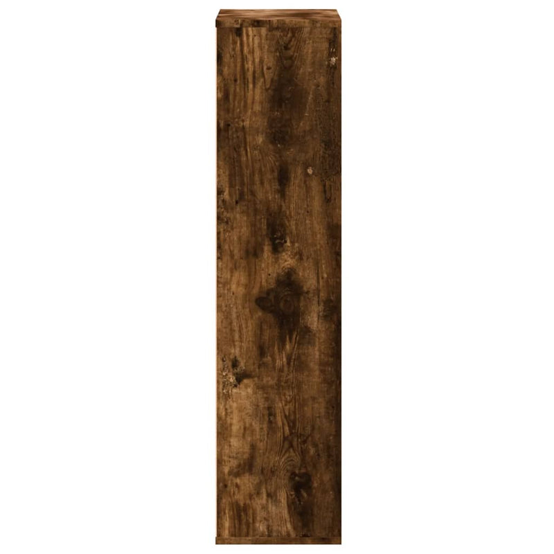 vidaXL füstös tölgy színű szerelt fa könyvszekrény 50x25x105 cm