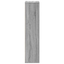 vidaXL szürke sonoma színű szerelt fa könyvespolc 50x25x105 cm