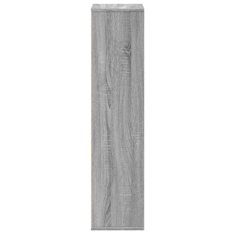 vidaXL szürke sonoma színű szerelt fa könyvespolc 50x25x105 cm
