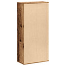 vidaXL antik fa színű szerelt fa könyvespolc 50 x 25 x 105 cm
