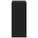 vidaXL fekete szerelt fa könyvespolc 68,5 x 32 x 75 cm