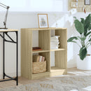 vidaXL sonoma tölgy színű szerelt fa könyvespolc 68,5 x 32 x 75 cm